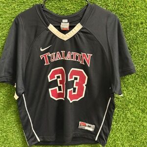 Nike‎ Tualatin Oregon Eagles #33 Football Jersey Black Medium Mens